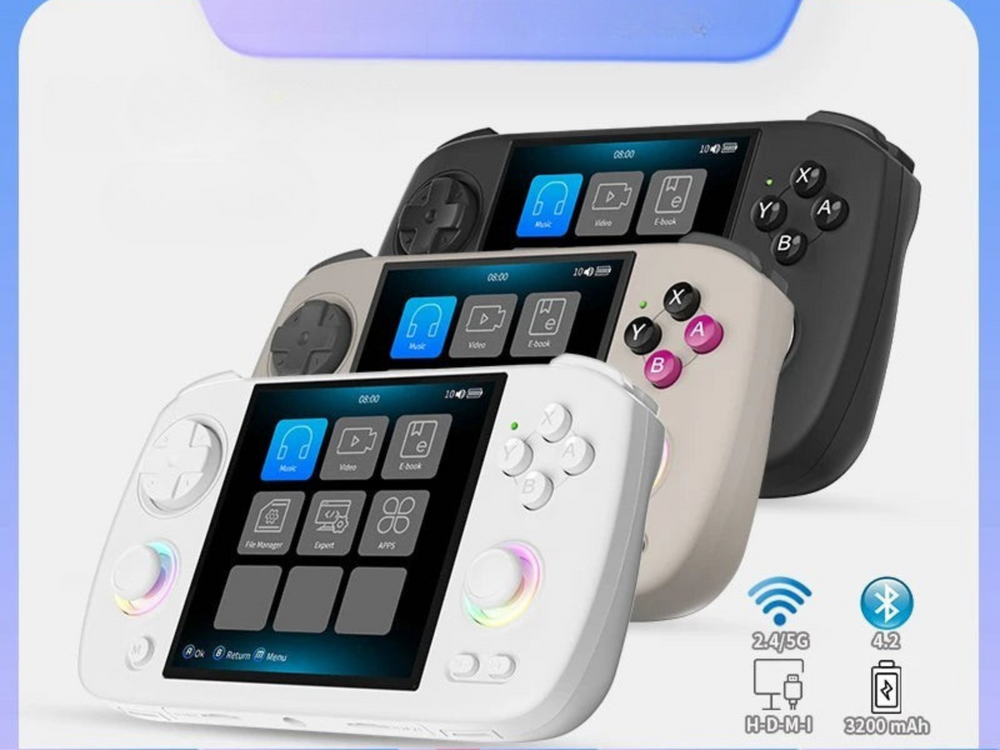RG Cubexx Retro Handheld-Spielekonsole – Kompaktes Retro-Gaming mit modernem IPS-Display