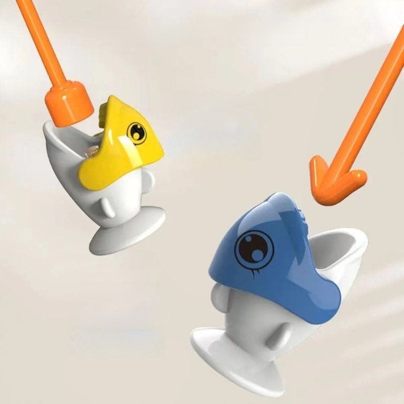 Magnetisches Angelspiel für Kinder – Montessori Lernspielzeug mit Angelrute | Pädagogisches Geschenk ab 3 Jahren