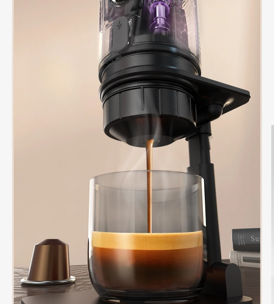 Tragbare Kaffeemaschine für Auto und Zuhause – Frischer Espresso, wo immer Sie sind