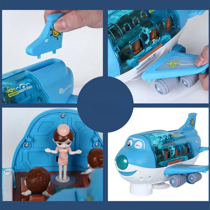 Elektrisches Flugzeugspielzeug mit Musik, Licht & 360° Drehung – Das perfekte Geschenk für Kinder ab 3 Jahren