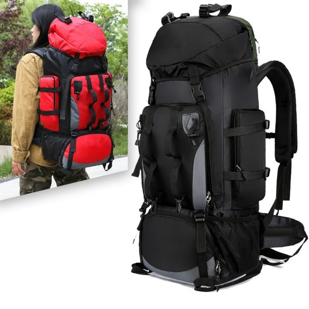 90L Wasserdicht Wandern Camping Rucksack Trekking Tasche Rucksack Große Kapazität Reise Outdoor Sport Taschen Camping Ausrüstung Männer