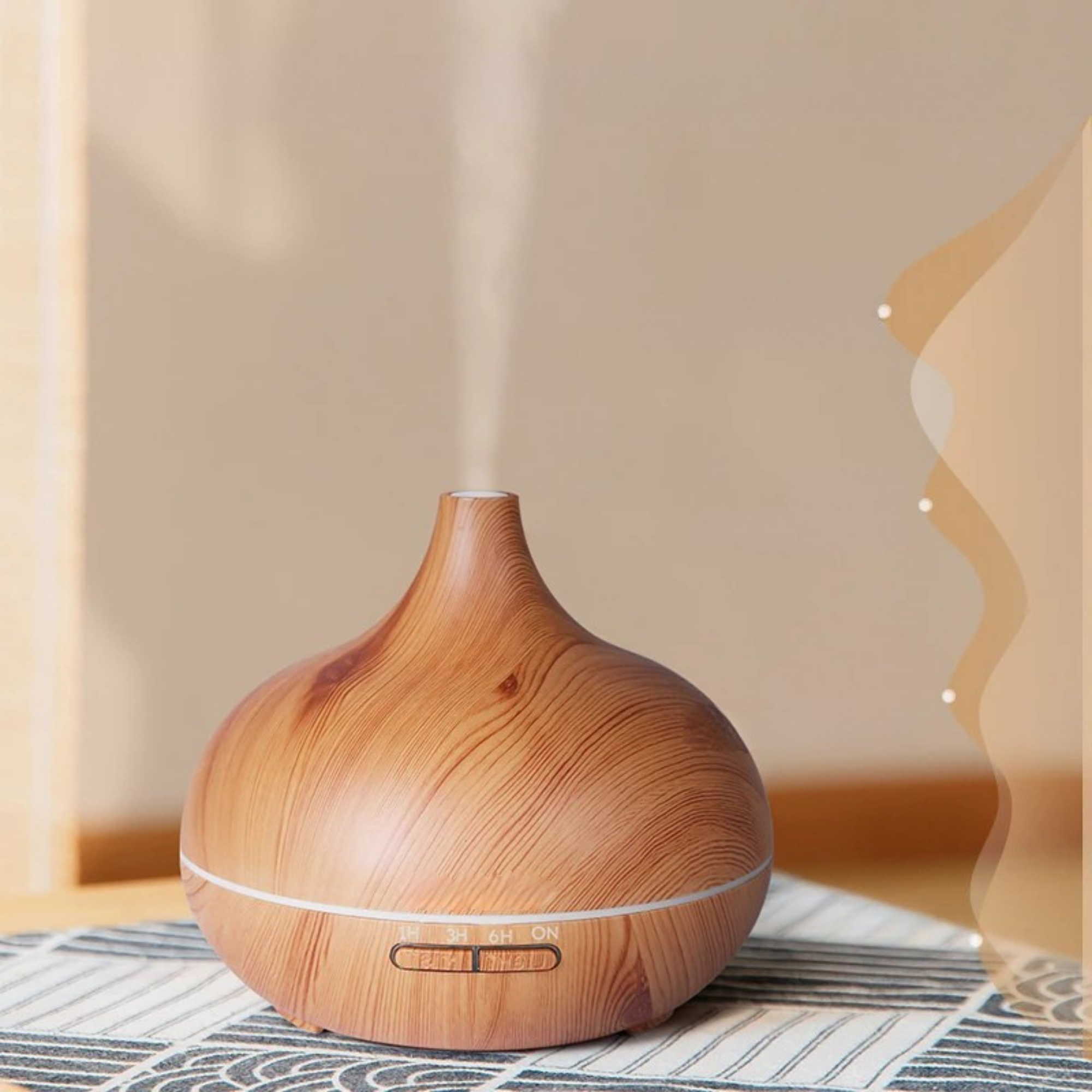 Hochwertiger 500-ml-Aromatherapie-Diffusor – Stilvolles Design & Entspannung auf Knopfdruck