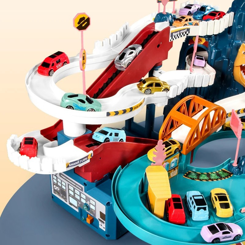Lion Theme Car Track für Kinder – Rennspaß, der begeistert!