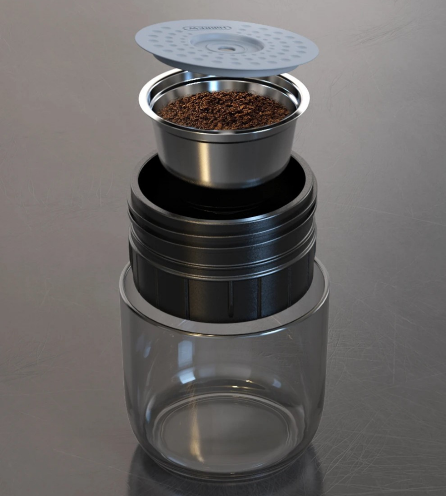 Tragbare Kaffeemaschine für Auto und Zuhause – Frischer Espresso, wo immer Sie sind