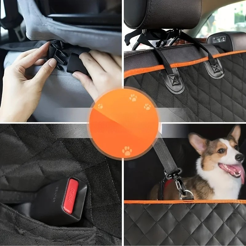 Idealer Autositzbezug für Hunde – Wasserdicht, Kratzfest & Umweltfreundlich – Perfekt für Mittlere Rassen