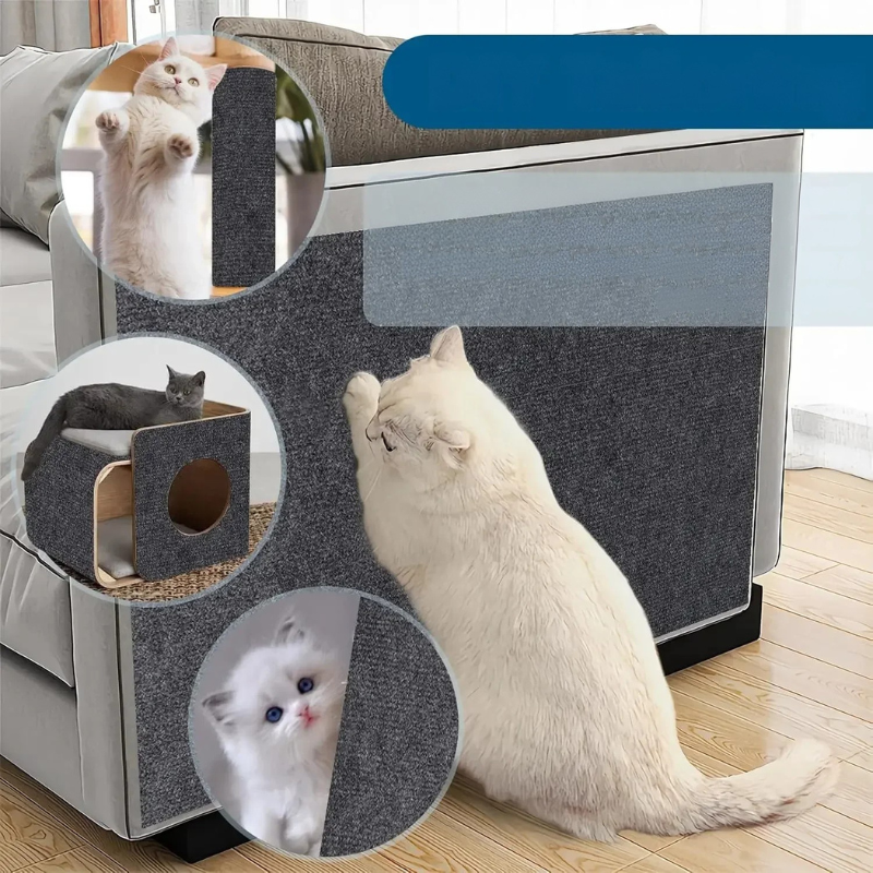 Katzen Kratzschutz Sofa – Stilvoller Schutz in 7 Farben | Selbstklebend & Zuschneidbar