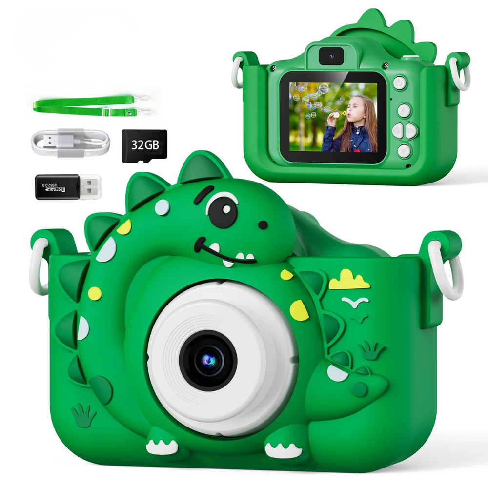 Kinder Digitalkamera 32GB HD Outdoor Dinosaurier Geschenk