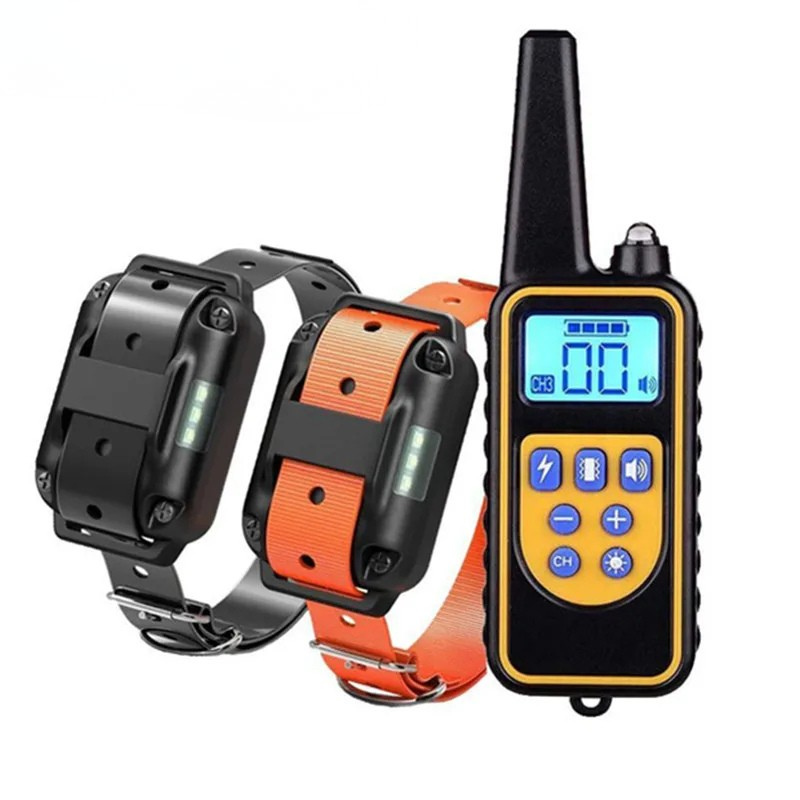 Elektrisches Hundetrainingshalsband – Wasserdicht, Wiederaufladbar & Mit LCD-Display
