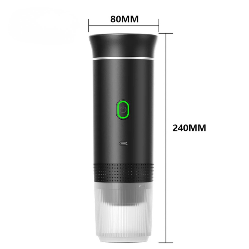 Tragbare elektrische 3-in-1 Espressomaschine – Für Auto, Camping & Zuhause | 20 Bar Hochdruck, Heizfunktion & USB-Aufladung