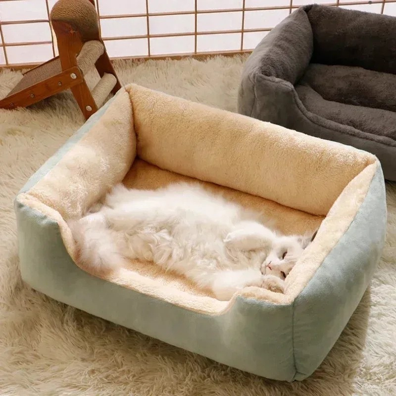 Katzenbett – Weicher Plüsch-Komfort für glückliche Katzen