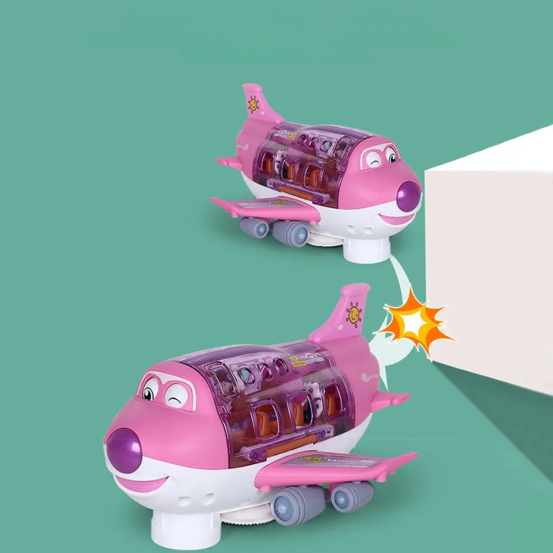 Elektrisches Flugzeugspielzeug mit Musik, Licht & 360° Drehung – Das perfekte Geschenk für Kinder ab 3 Jahren