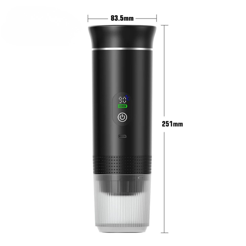 Tragbare elektrische 3-in-1 Espressomaschine – Für Auto, Camping & Zuhause | 20 Bar Hochdruck, Heizfunktion & USB-Aufladung