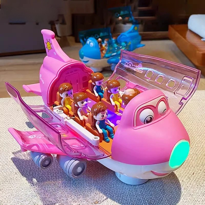 Elektrisches Flugzeugspielzeug mit Musik, Licht & 360° Drehung – Das perfekte Geschenk für Kinder ab 3 Jahren
