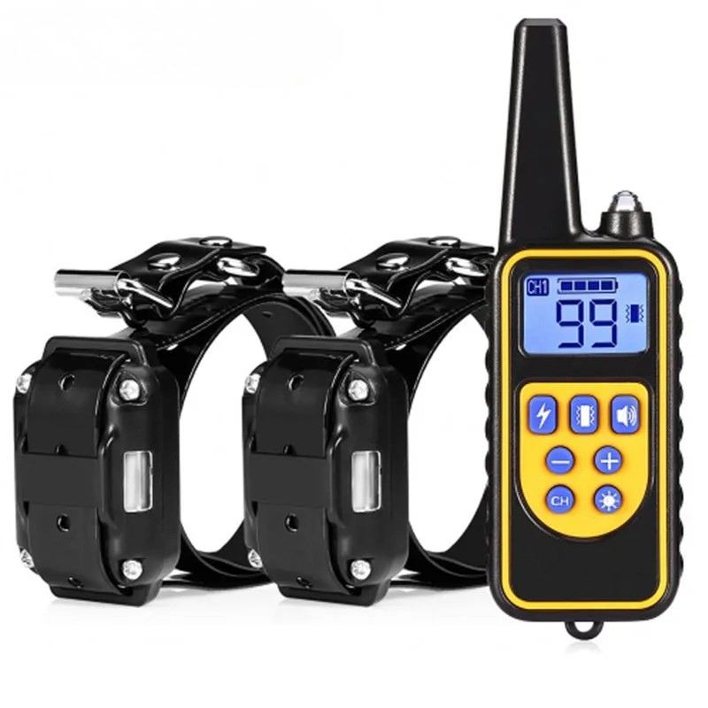 Elektrisches Hundetrainingshalsband – Wasserdicht, Wiederaufladbar & Mit LCD-Display