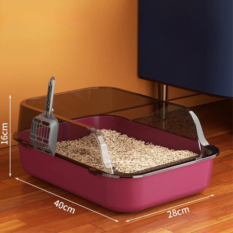 Katzentoilette mit hohen Seiten – Sauberkeit und Komfort für Ihre Samtpfote