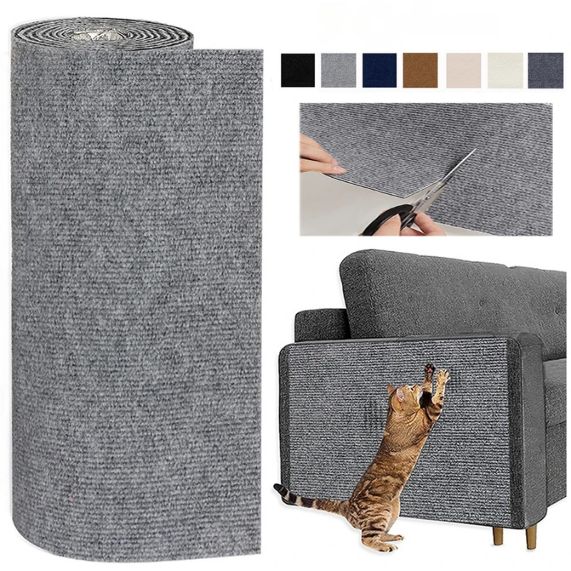 Katzen Kratzschutz Sofa – Stilvoller Schutz in 7 Farben | Selbstklebend & Zuschneidbar