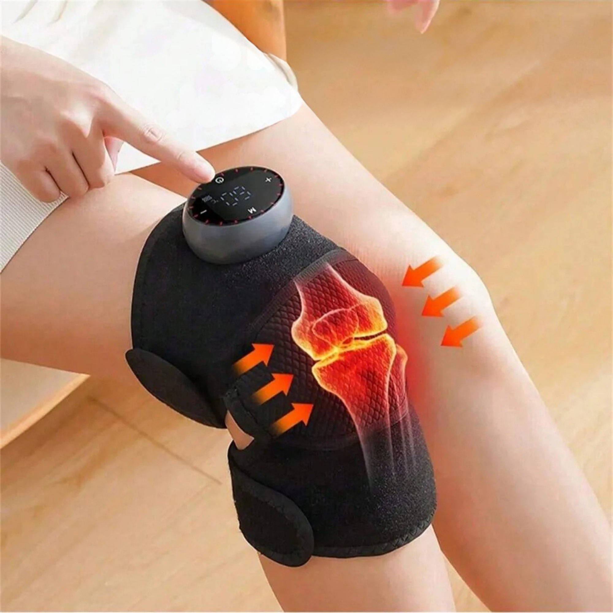 Wiederaufladbares beheiztes Kniemassagegerät – Tiefenwärme & Entspannung für schmerzfreie Beweglichkeit