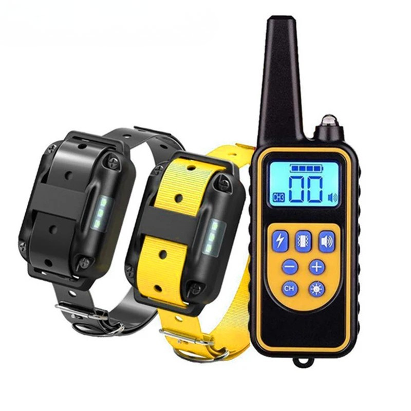 Elektrisches Hundetrainingshalsband – Wasserdicht, Wiederaufladbar & Mit LCD-Display