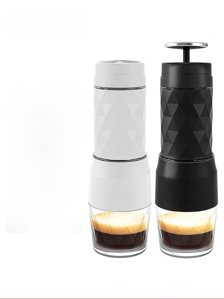 3-in-1 Tragbare Kaffeemaschine – Espresso, Heiß- & Kaltwasser, Kapsel & Pulver | Perfekt für Reisen & Outdoor