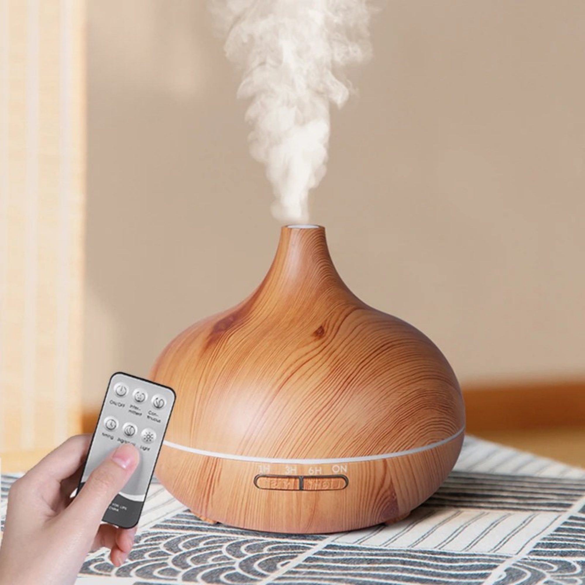 Hochwertiger 500-ml-Aromatherapie-Diffusor – Stilvolles Design & Entspannung auf Knopfdruck