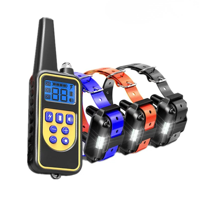 Elektrisches Hundetrainingshalsband – Wasserdicht, Wiederaufladbar & Mit LCD-Display