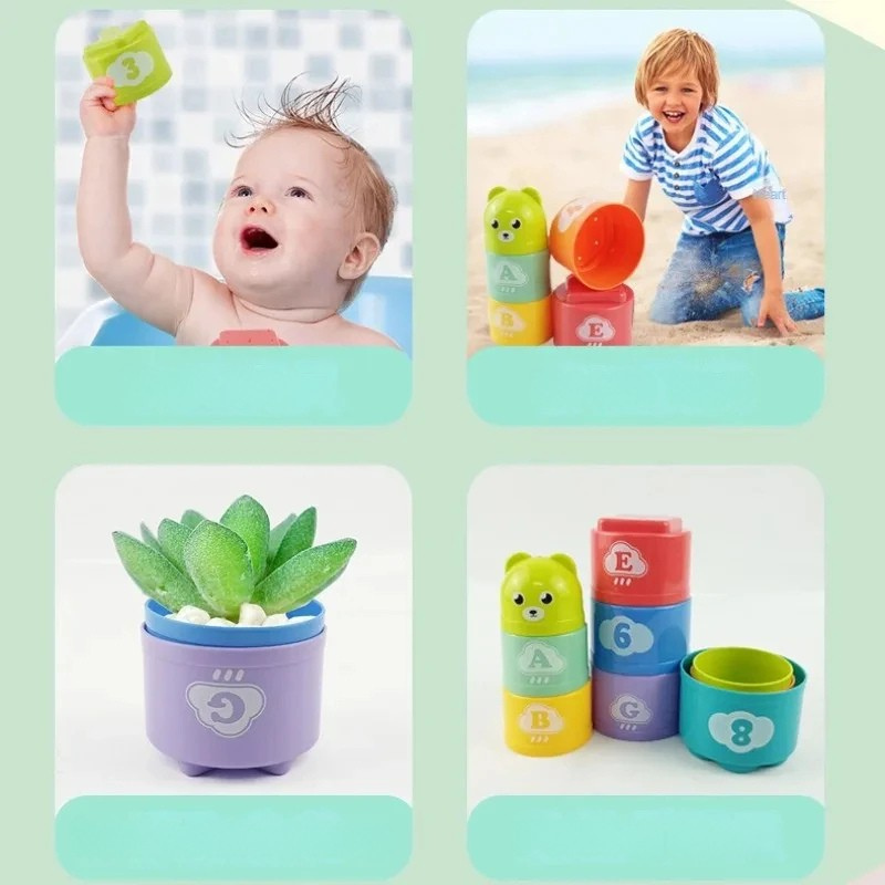 Kind Gehirn Antwort Schlacht Falten Tasse – Rasantes Stapel- & Reaktionsspiel für Kinder ab 3 Jahren