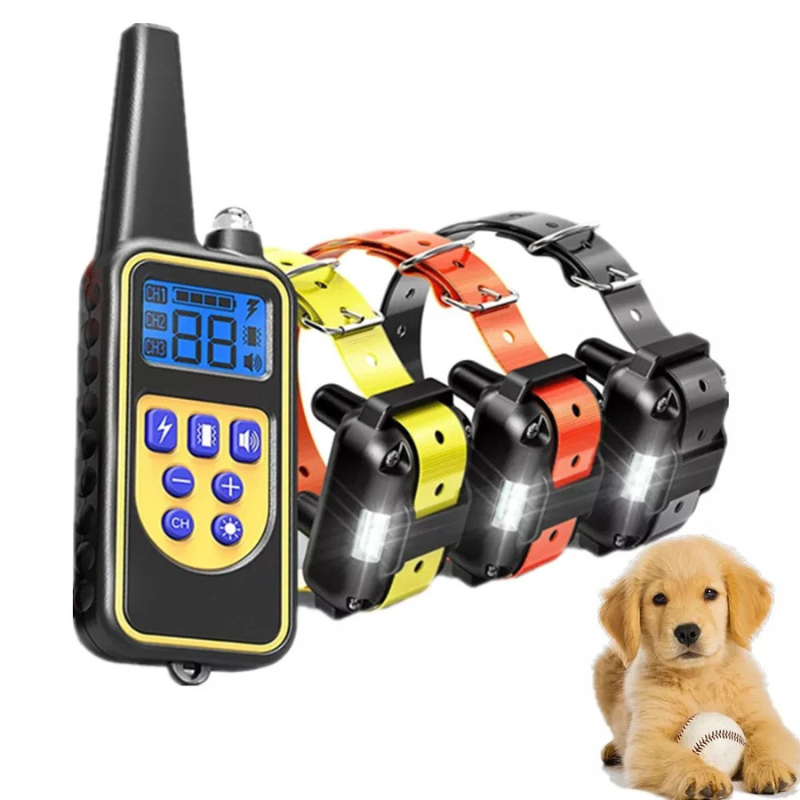 Elektrisches Hundetrainingshalsband – Wasserdicht, Wiederaufladbar & Mit LCD-Display